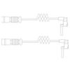 MERCE 2O254OO717 Warning Contact Set, brake pad wear